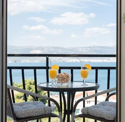 In Arbanija Mit Meerblick, Balkon, Klimaanlage, W-lan 5137-2