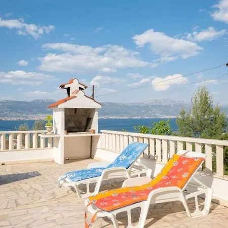 In Arbanija Mit Meerblick, Balkon, Klimaanlage, W-lan 5137-2 Lejlighed