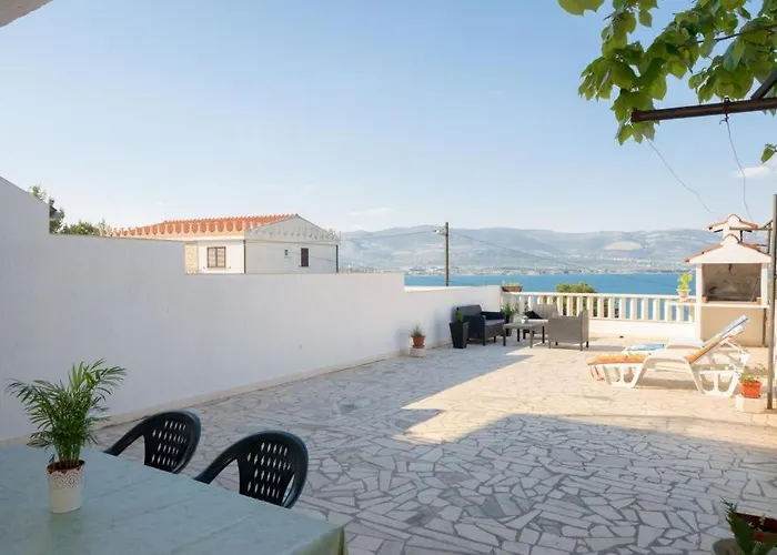 公寓 In Arbanija Mit Meerblick, Balkon, Klimaanlage, W-lan 5137-2 *